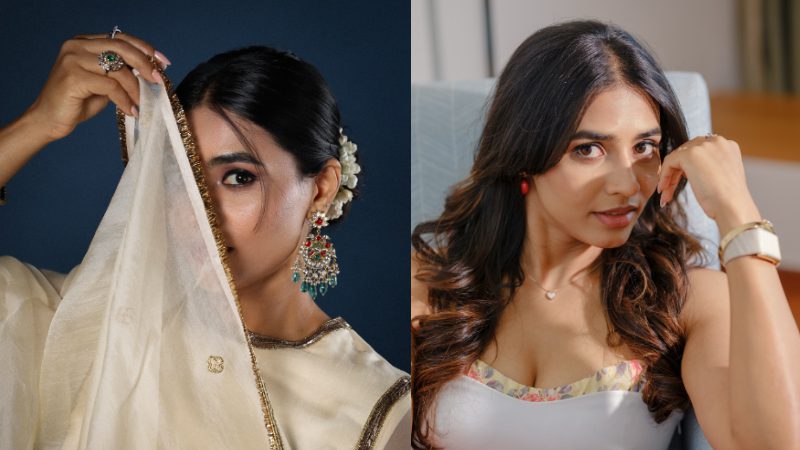 Actress Sapthami Gowda photoshoot in a simple look wearing a salwar