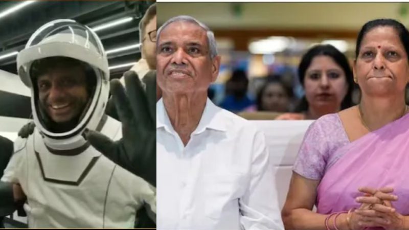 shubhanshu shukla father and mother