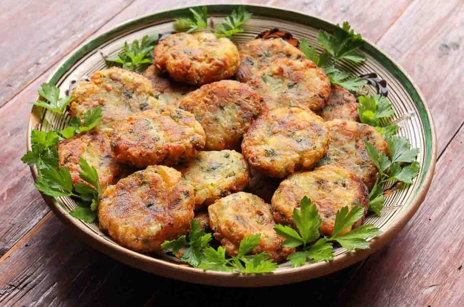 Baked Aloo Tikki Recipe Spicy Potato Patties or Cutlets 1