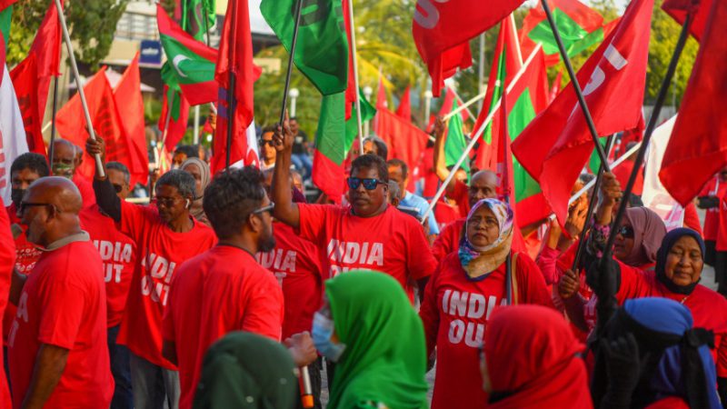 India Out Maldives Election
