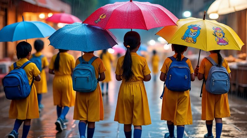 Rain Holiday Students