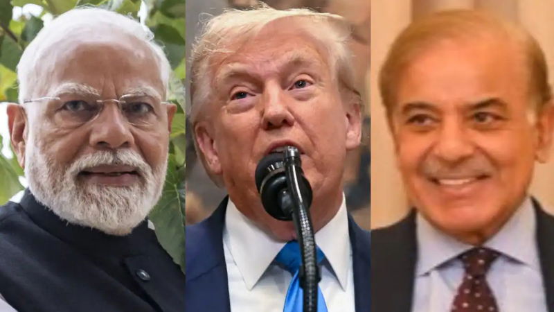 modi trump shehbaz sharif