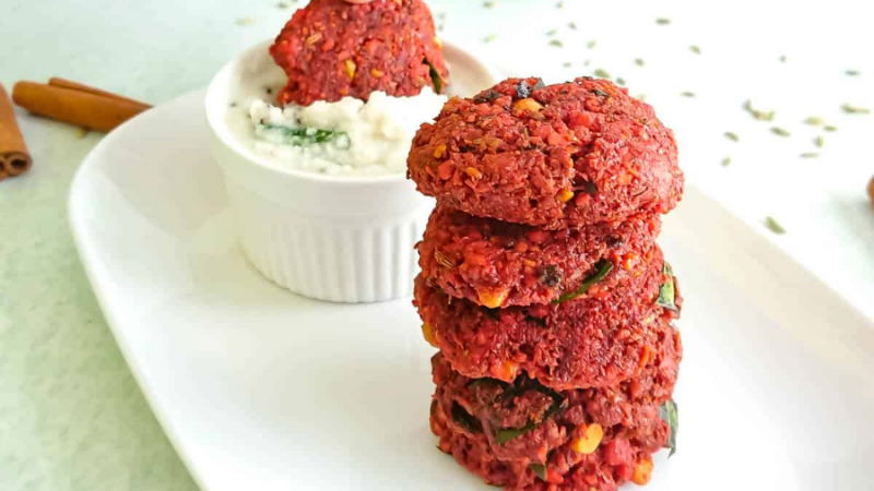 Beetroot Vada 1