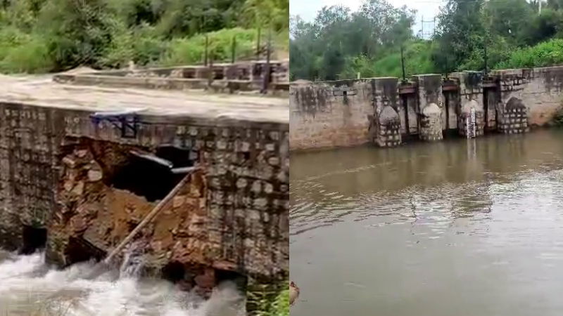 Bhadra Dam Bridge Davanagere Bridge collapse