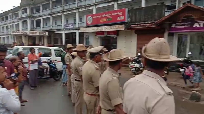 Dharmasthala Mass Burial Case spot inspection in the premises of Dharmasthala temple