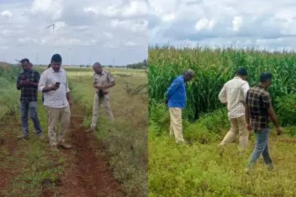 davanagere leopard attacks on farmer