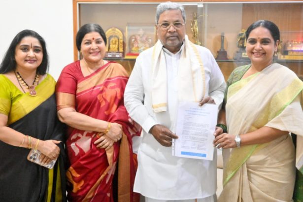 Actresses request for posthumous Karnataka Ratna award for late Dr. Vishnuvardhan Sarojadevi