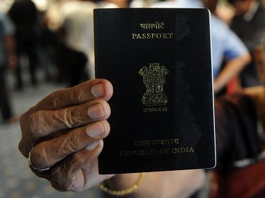 India passport AFP