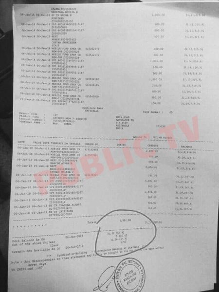 MNG DEEPAK BANK ACCOUNT AV 1