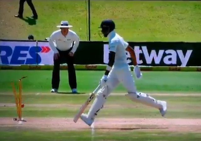 PANDYA RUN OUT