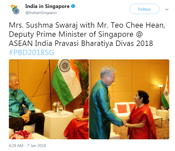 SUSHMA TWEETED 1
