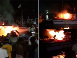 UDP BOAT FIRE COLLAGE small