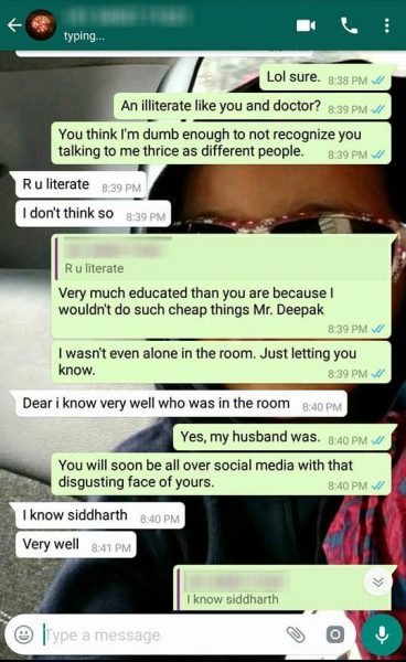 Whats app harrassment 2