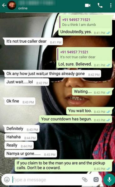 Whats app harrassment 4