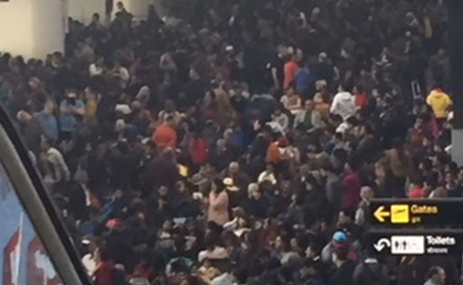 delhi airport chaos