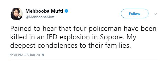 mehbooba tweet jammu cm