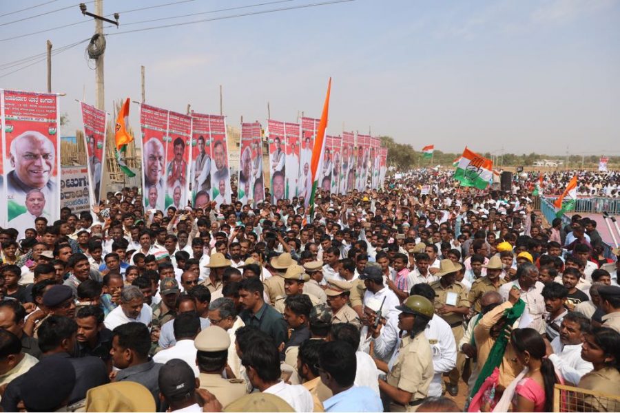 Rahul gandhi in karnataka 2 day 11