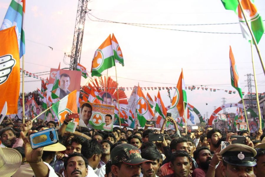 Rahul gandhi in karnataka 2 day 15