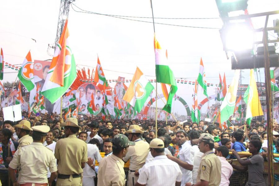 Rahul gandhi in karnataka 2 day 16