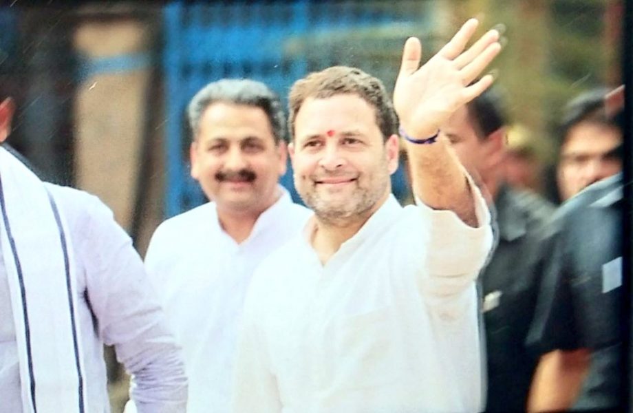 Rahul gandhi in karnataka 2 day 20