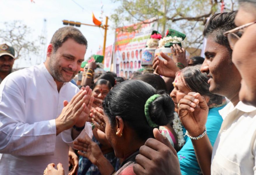Rahul gandhi in karnataka 2 day 21