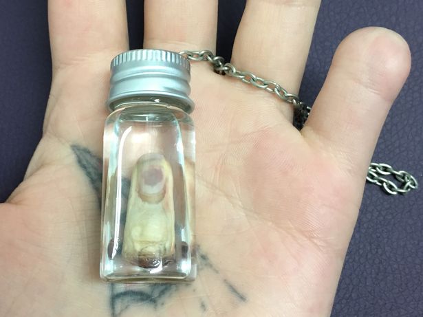 SEVERED FINGER PENDANT 1