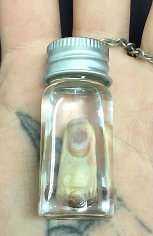 SEVERED FINGER PENDANT 5