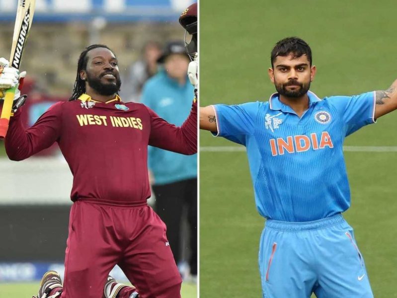 chris gayle virat kohli