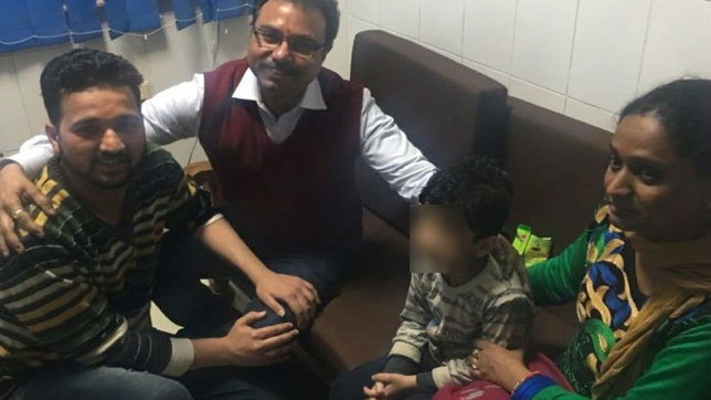 delhi boy rescued