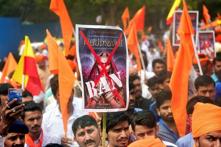 karni Sena protest padmavati compressed