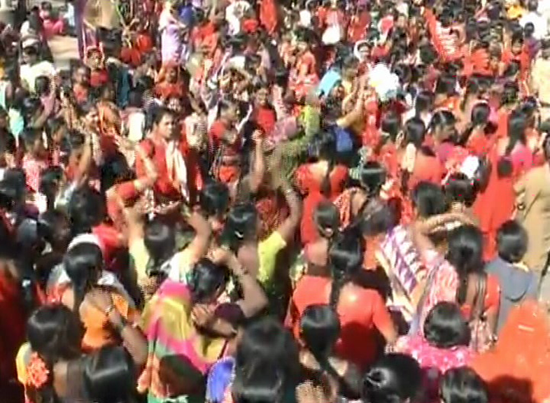 mid day meal workers protest 7