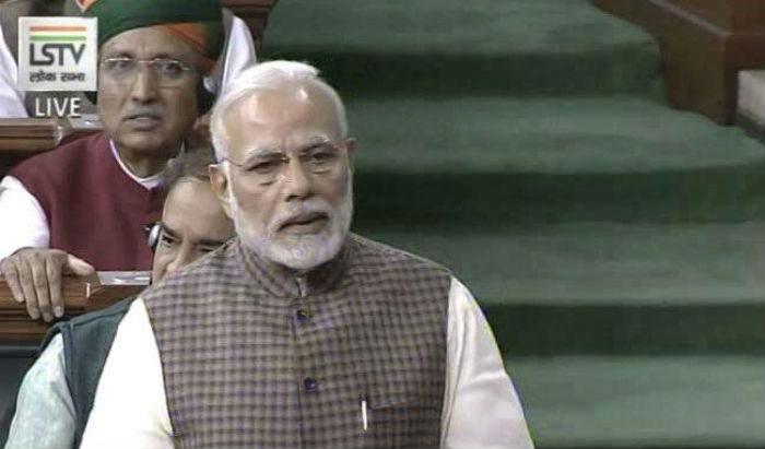 pm modi in lok sabha 1 1