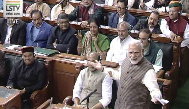 pm modi in lok sabha 3