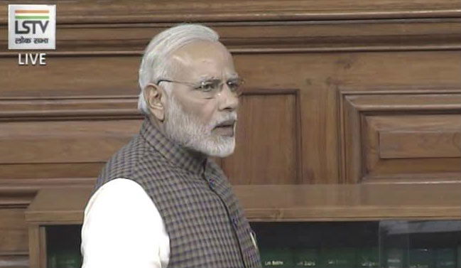 pm modi in lok sabha 4