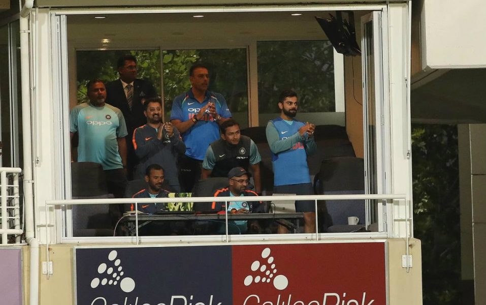 ravi shastri and kohli