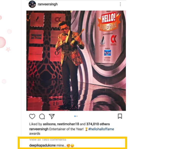 Deepika Comment