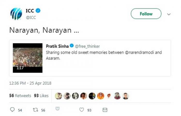 ICC modi tweet