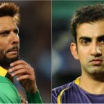 afridi 1 gambhir