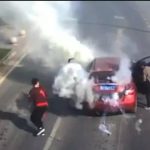 fireworks china car1