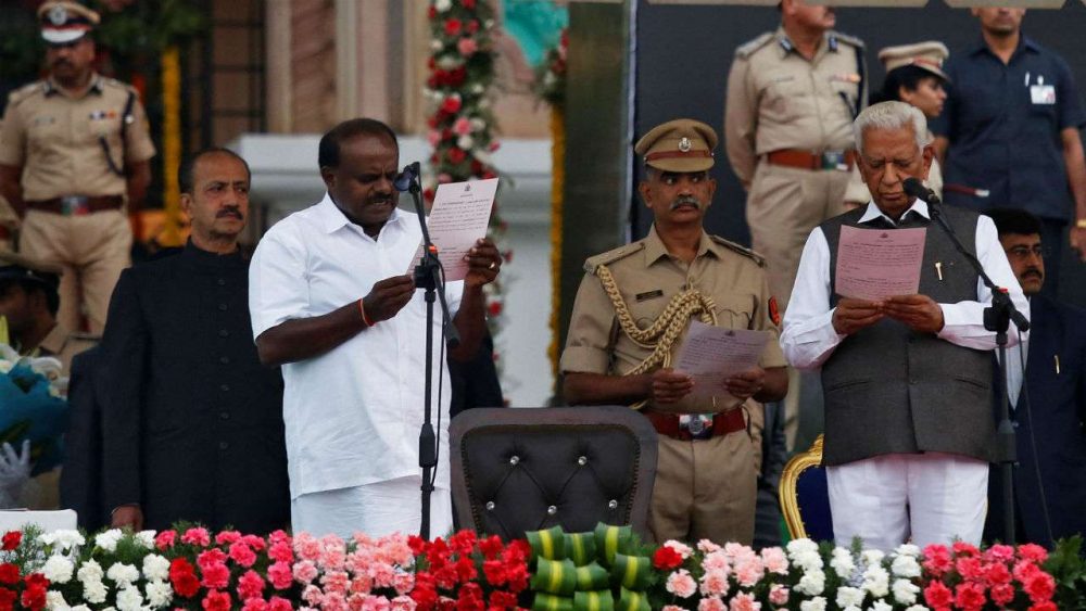 685783 kumaraswamy oath reuters