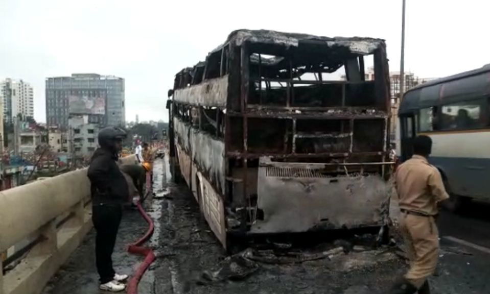 ANe bus fire