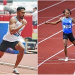 Hima Das And Muhammed Anas