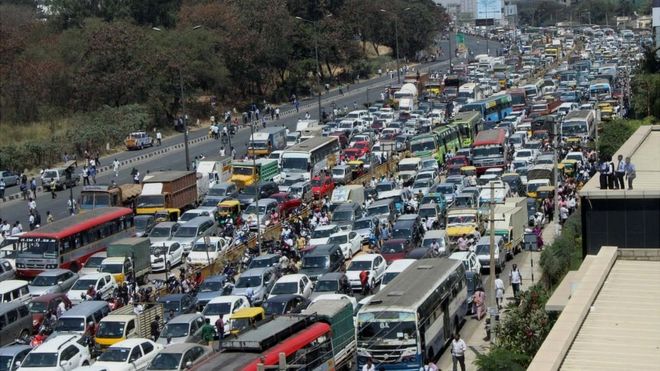 bangalore traffic 1