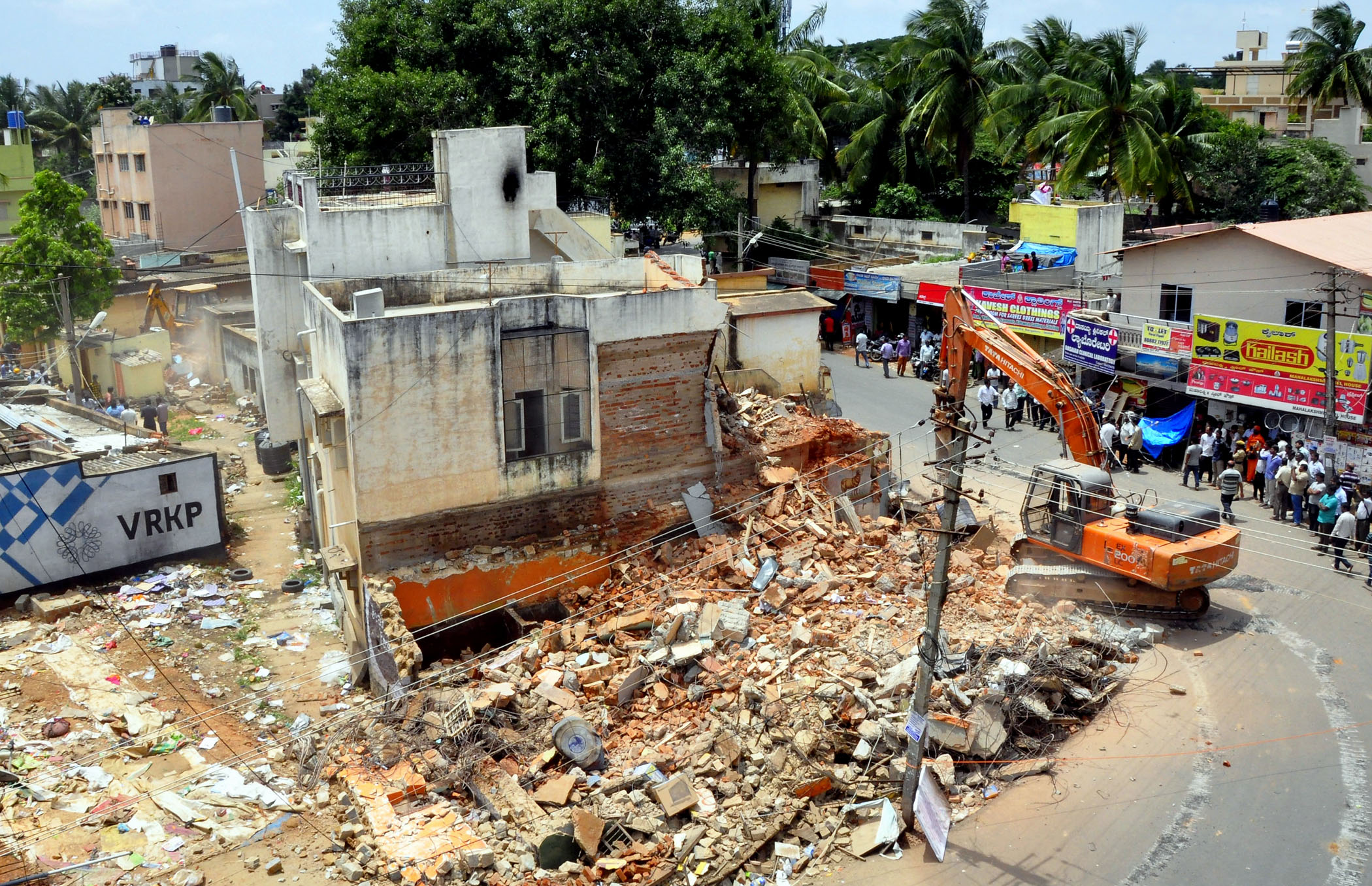 bbmp rajakaluve demolition