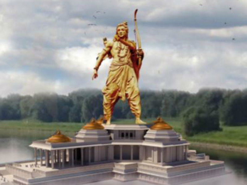 Lord Rama statue in Ayodhya 1
