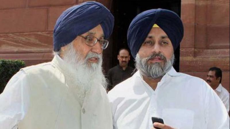 Prakash Badal and Sukbir Badal
