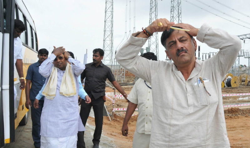 d.k.shivakumar siddaramaiah