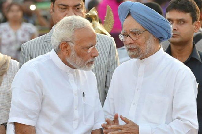 manmohan singh narendra modi 1