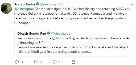 pratap simha tweet