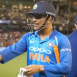 MS Dhoni ball